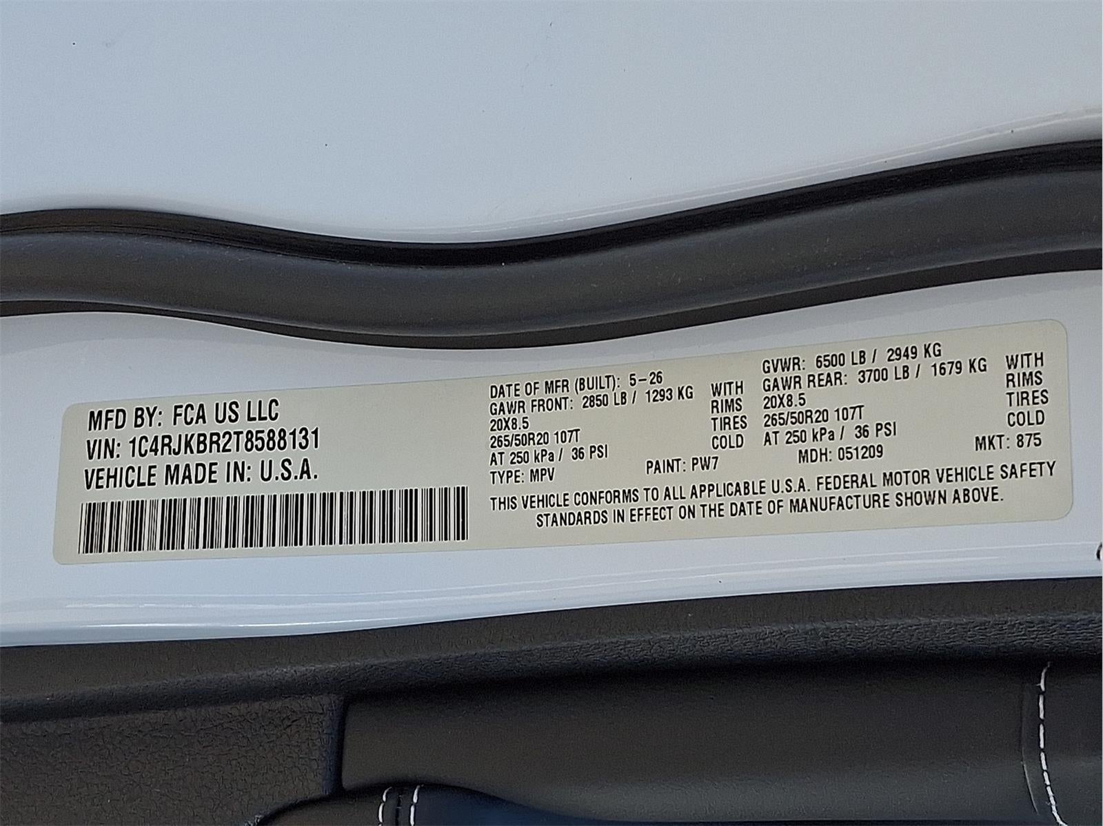 2026 Jeep Grand Cherokee L Limited Reserve