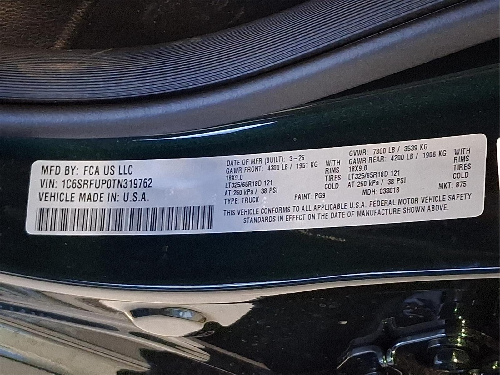 2026 RAM 1500 RHO