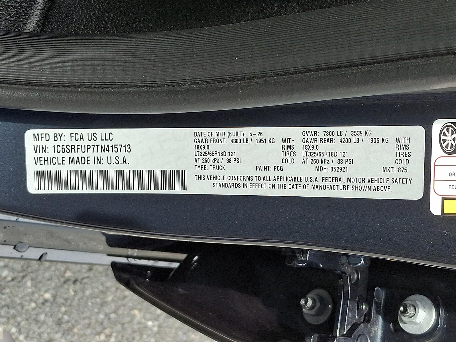 2026 RAM 1500 RHO