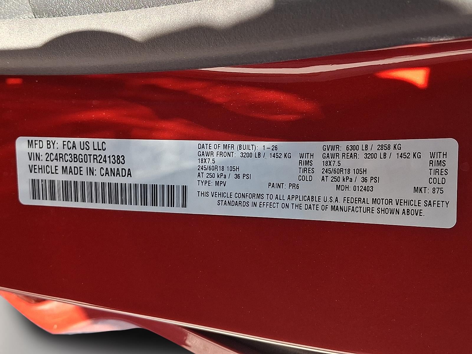 2026 Chrysler Pacifica Select