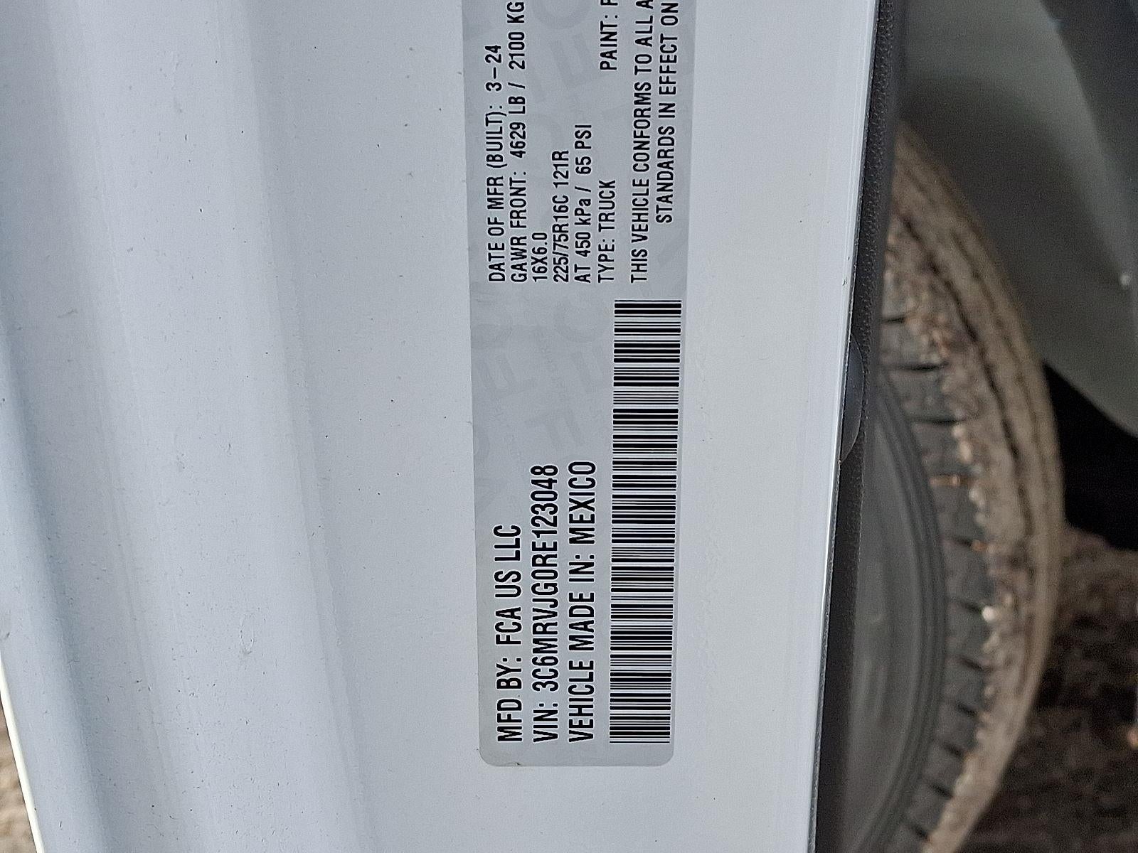 2024 RAM ProMaster 3500 SLT