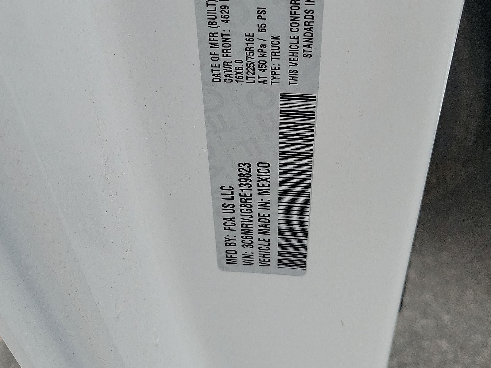 2024 RAM ProMaster Cargo Van Tradesman