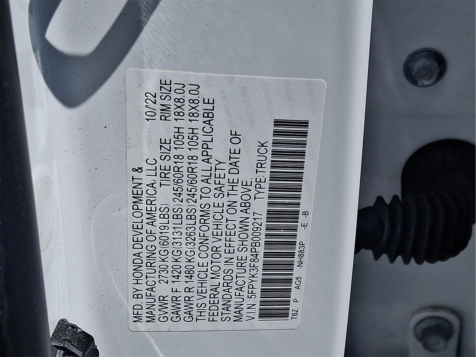 2023 Honda Ridgeline Black Edition