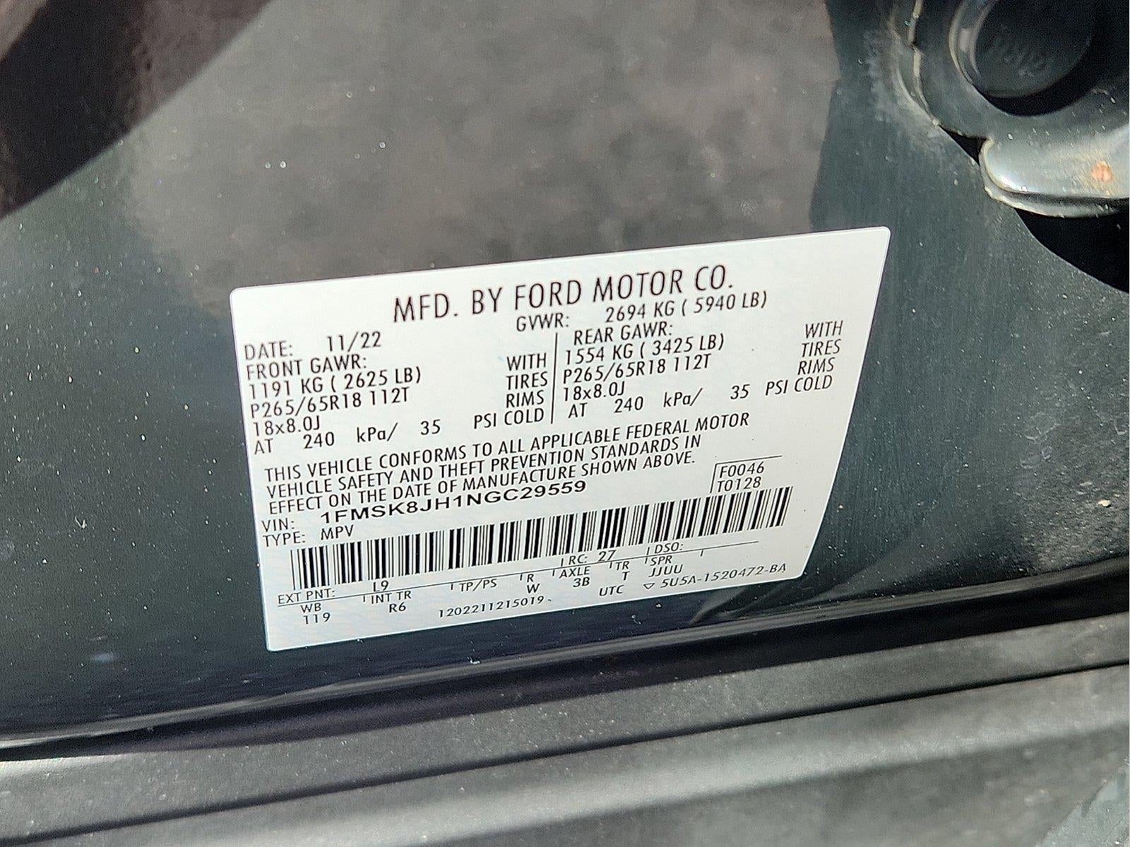 2022 Ford Explorer Timberline