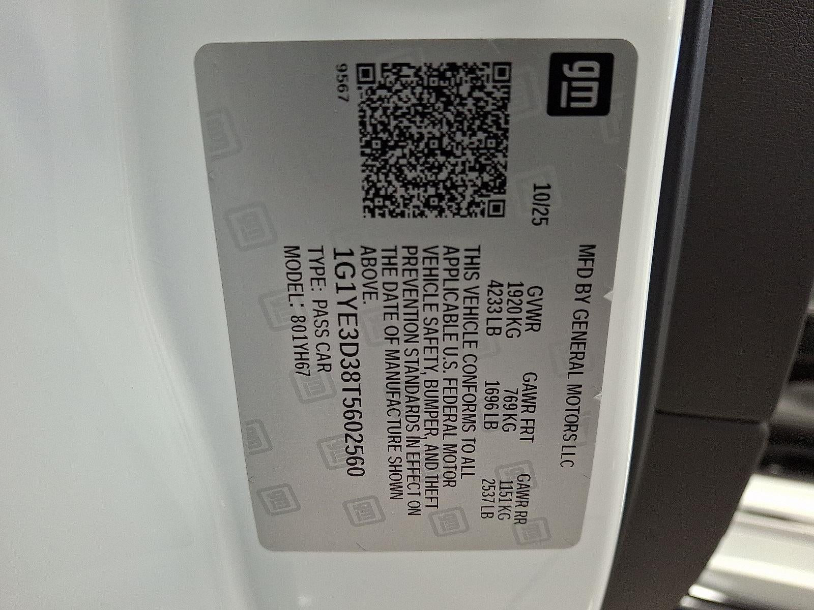 2026 Chevrolet Corvette Z06 2LZ