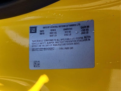 2011 Chevrolet Camaro 1LS
