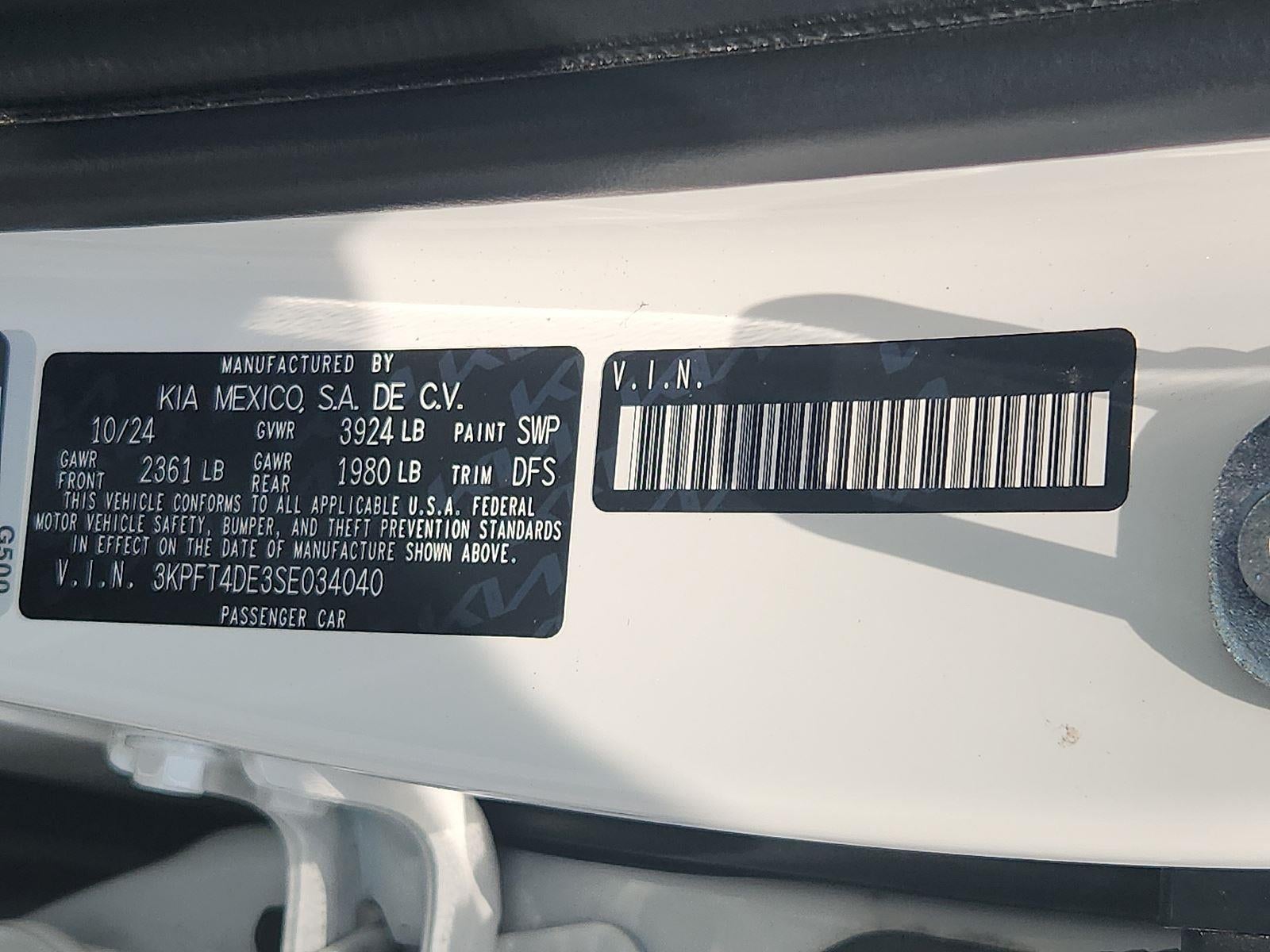 2025 Kia K4 LXS