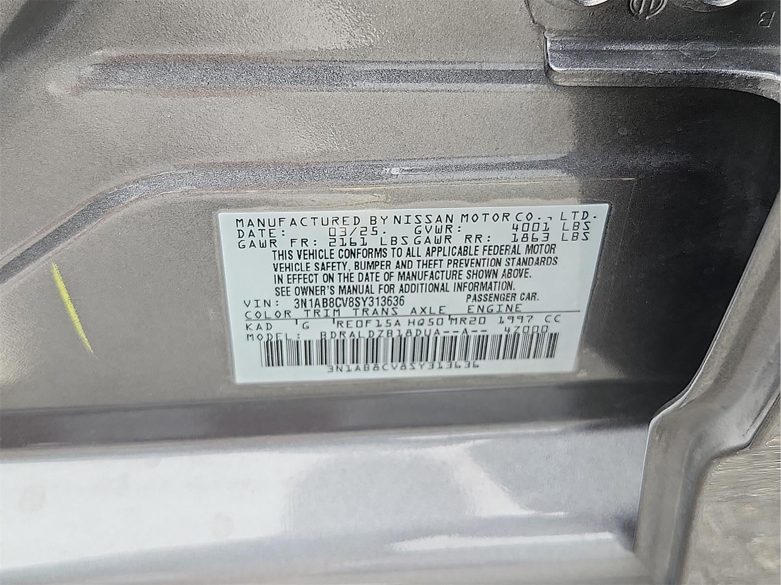 2025 Nissan Sentra SV