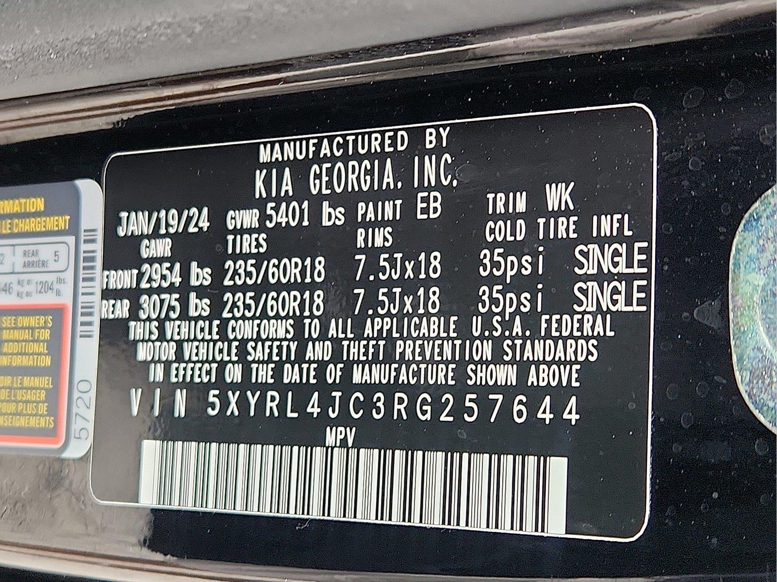 2024 Kia Sorento S