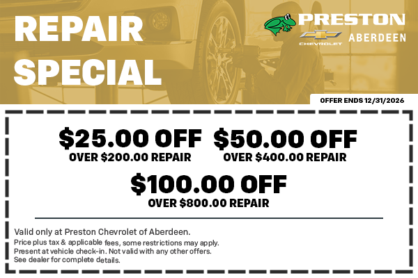 Chevy Service Coupon